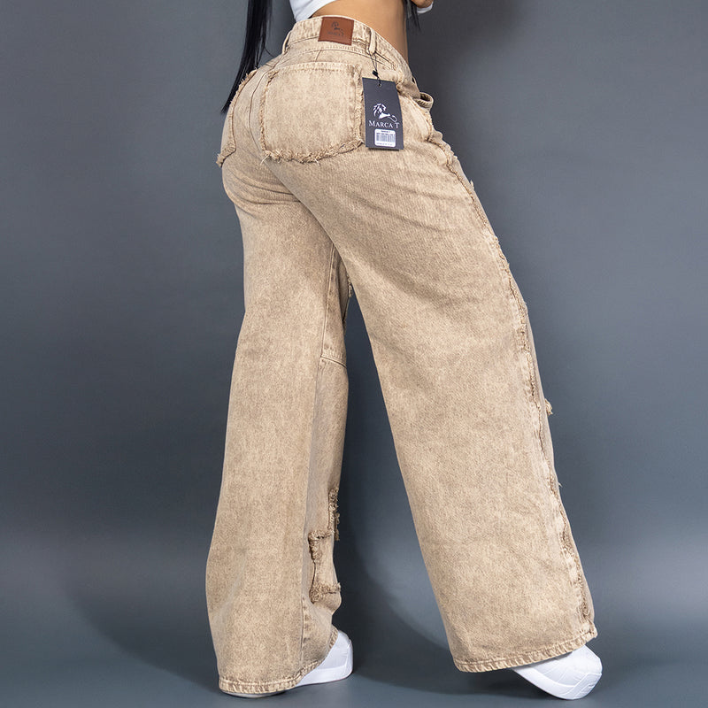 Raw Confidence Beige Jean — Marca T